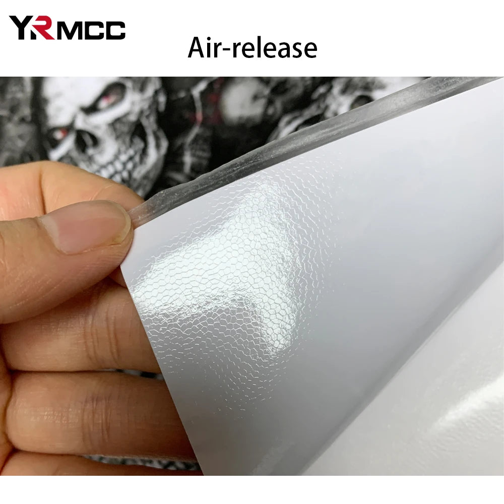 Car Skull Cartoon Stickers Self-Adhesive Vinyl Wrap Car Body Film Waterproof Auto Decal Sticker for Motorcycle auto Accessories