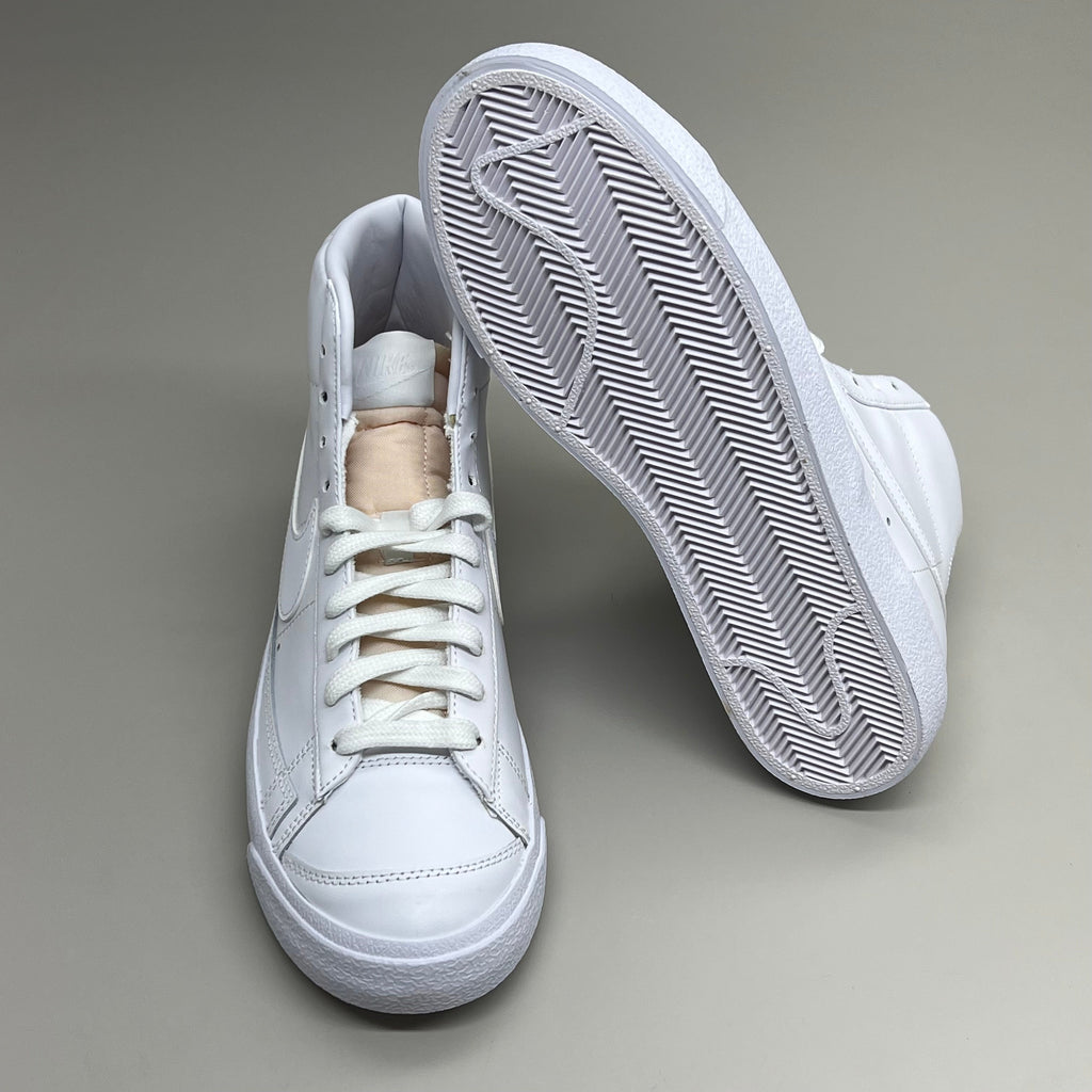 NIKE Blazer Mid 77' High-top Shoes SZ Womens 10 Mens 8.5 White & Peach CZ1055-117
