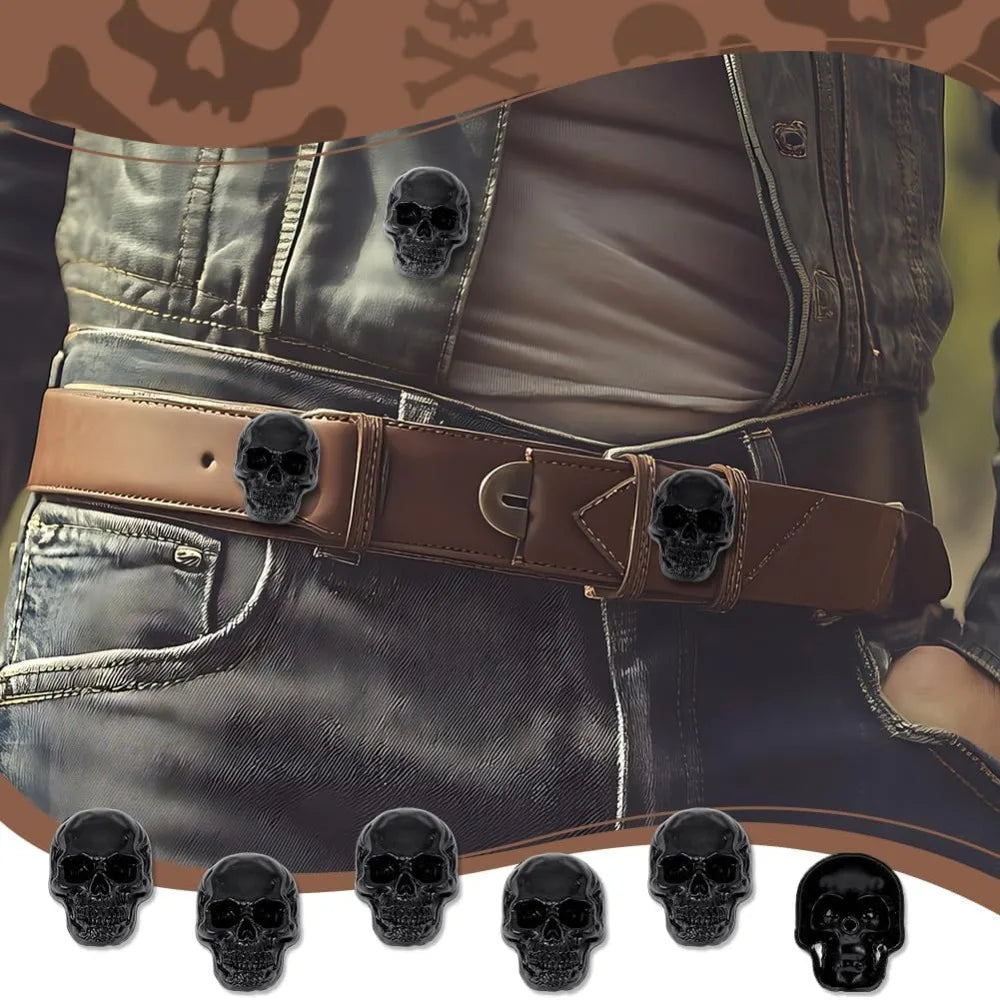 12Pcs Skull Stud DIY Rivet Conchos Leather Decorative Buckle Screw Back Buckle DIY Rivet Conchos for DIY Craft