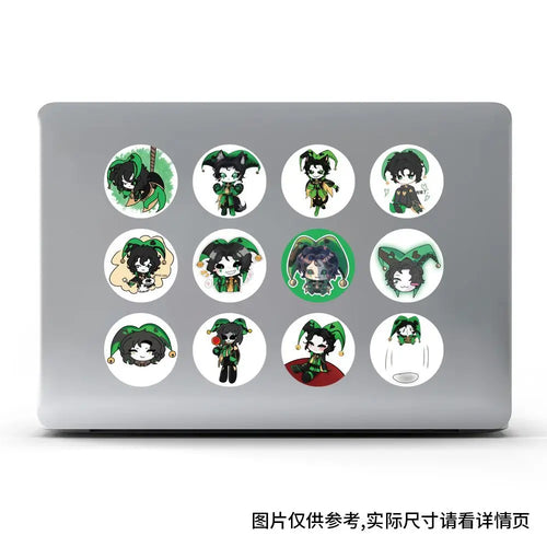 500Pc/Roll Anime The Freak Circus‌ Harleguin Stickers For DIY Laptop Envelope Scrapbook Car Motorcycle Decal Gift