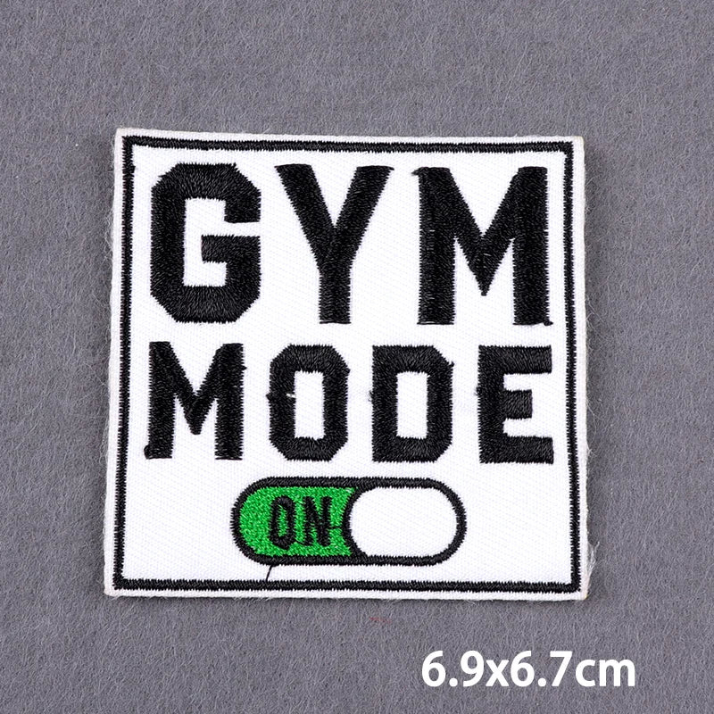 The Death Embroidery Iron On Patches For Clothing DIY Applique Patches On Clothes Skull Badges on backpack Jakcet