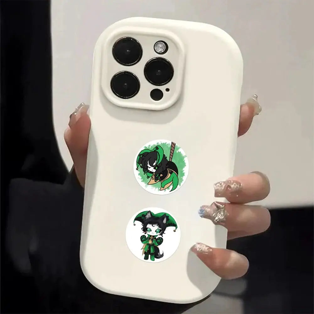 500Pc/Roll Anime The Freak Circus‌ Harleguin Stickers For DIY Laptop Envelope Scrapbook Car Motorcycle Decal Gift