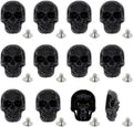 12Pcs Skull Stud DIY Rivet Conchos Leather Decorative Buckle Screw Back Buckle DIY Rivet Conchos for DIY Craft